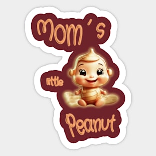 Mom´s little peanut Sticker